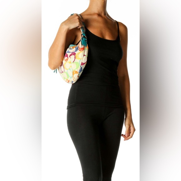 UPDATED Coach
Multicolor logo hobo Shoulder Bag medium great condition - Picture 11 of 13